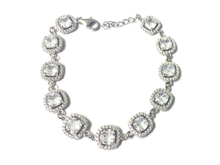 New White Cubic Zirconia Bracelet