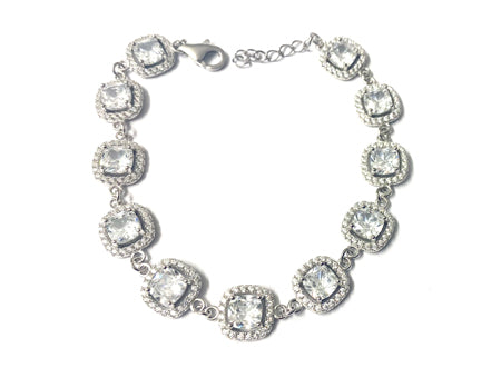 New White Cubic Zirconia Bracelet