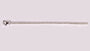 A White Cubic Zirconia Tennis 2 mm Stone Silver Bracelet