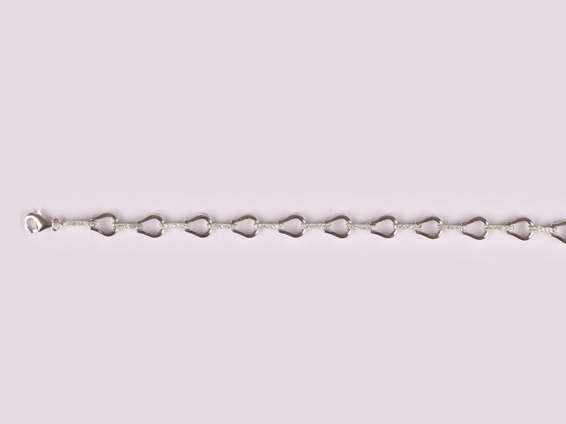 A White Cubic Zirconia Bracelet
