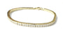 Yellow Plated on Silver Cubic Zirconia Bracelet