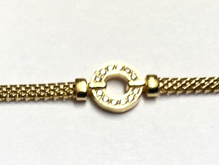 New Yellow Gold & Cubic Zirconia Bracelet
