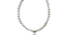 A Kids Silver Pearl With Angel Bracelet