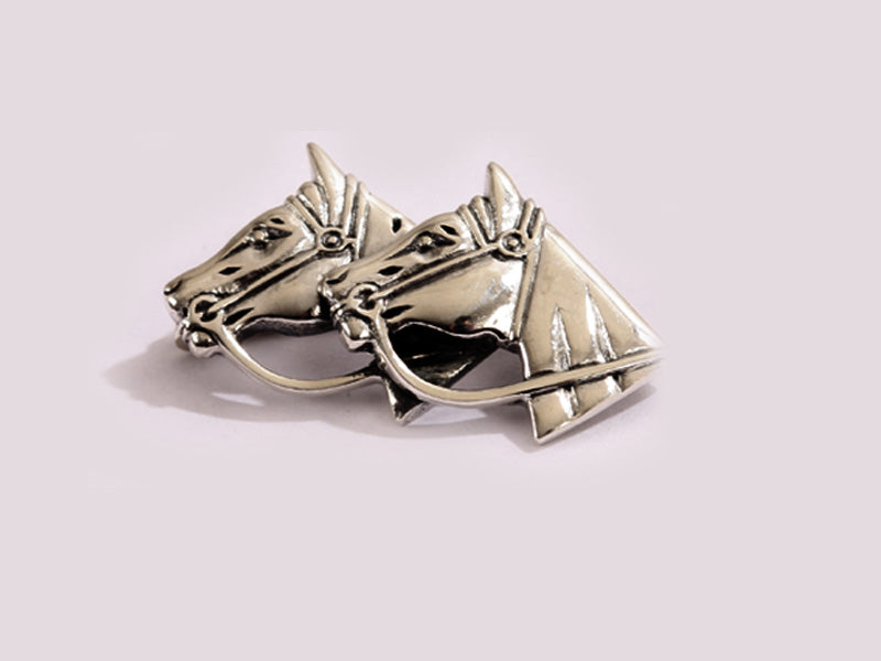 Simply Silver Horse Brooch
