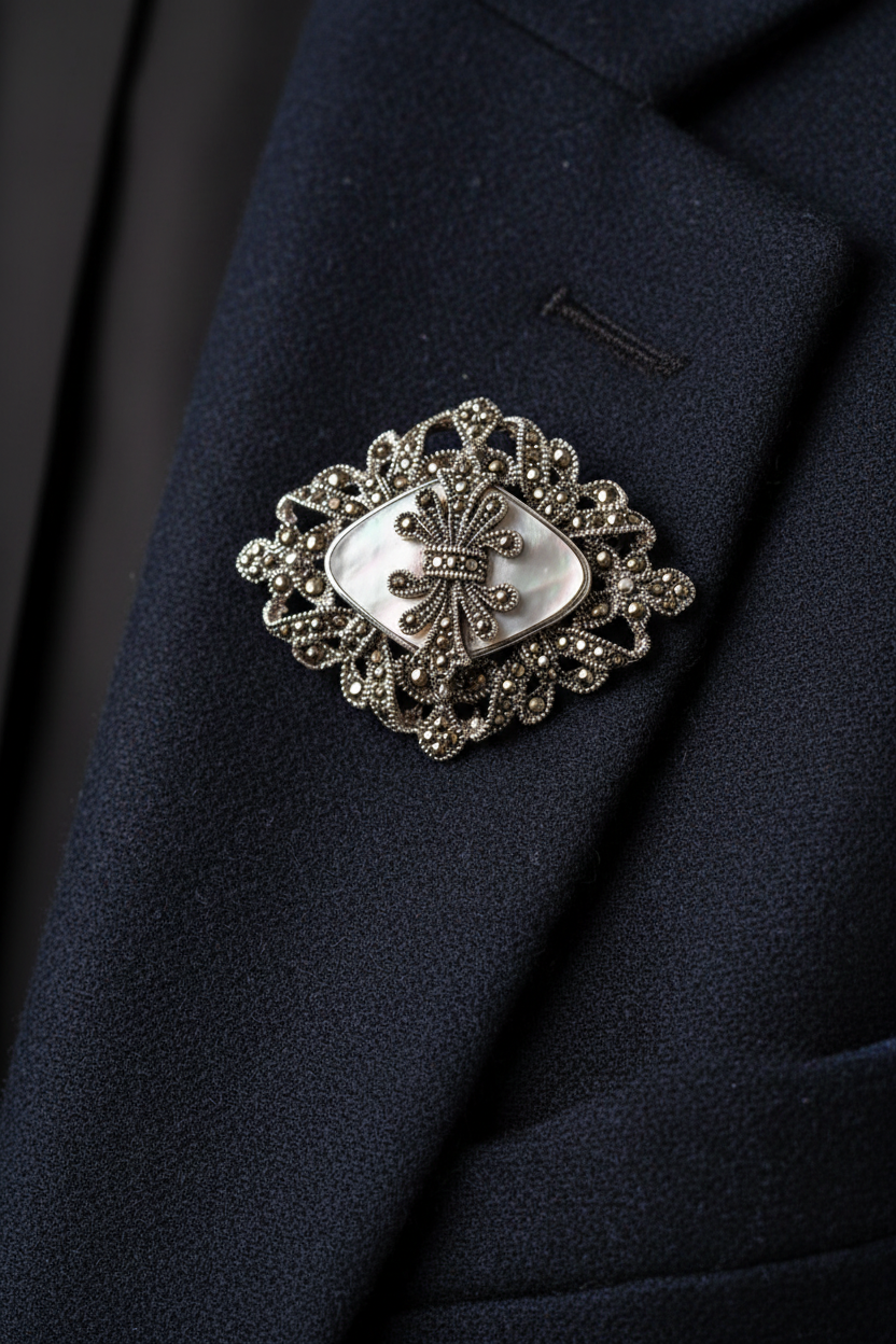 Marcasite Brooche