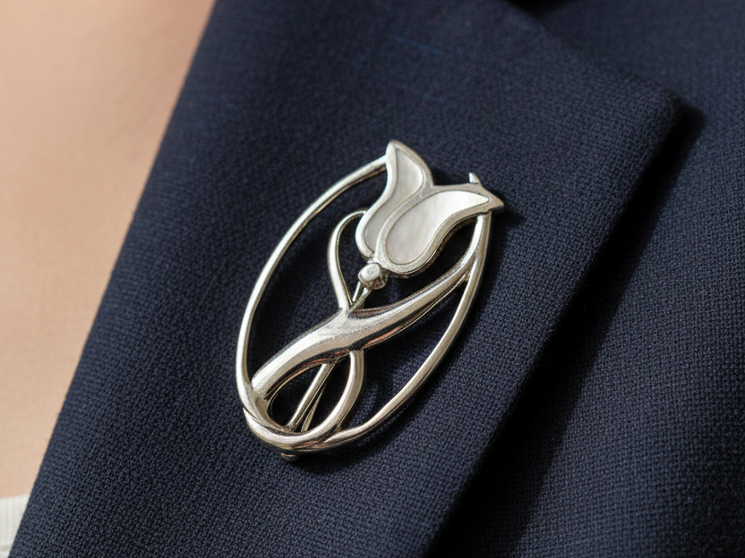 Stone Brooche