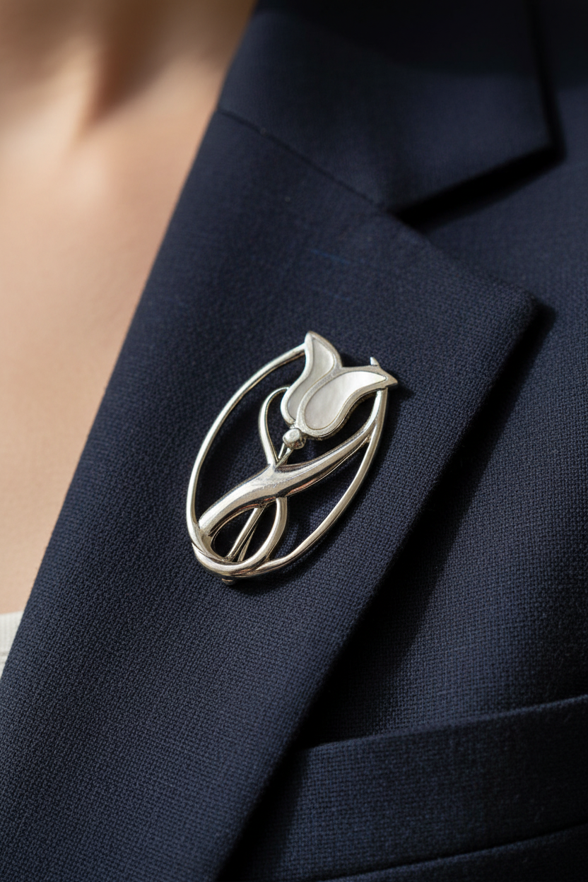 Stone Brooche