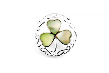 Celtic Shamrock Brooch