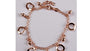 Silver with Rose Gold Plate  Bracelet.