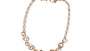 A Silver with Rose Gold Plate Bracelet