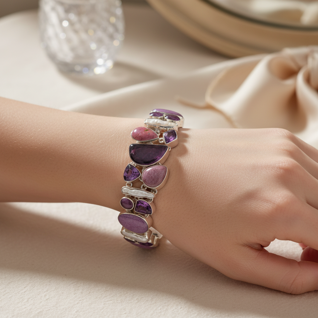 Semi Precious Stone Bracelet