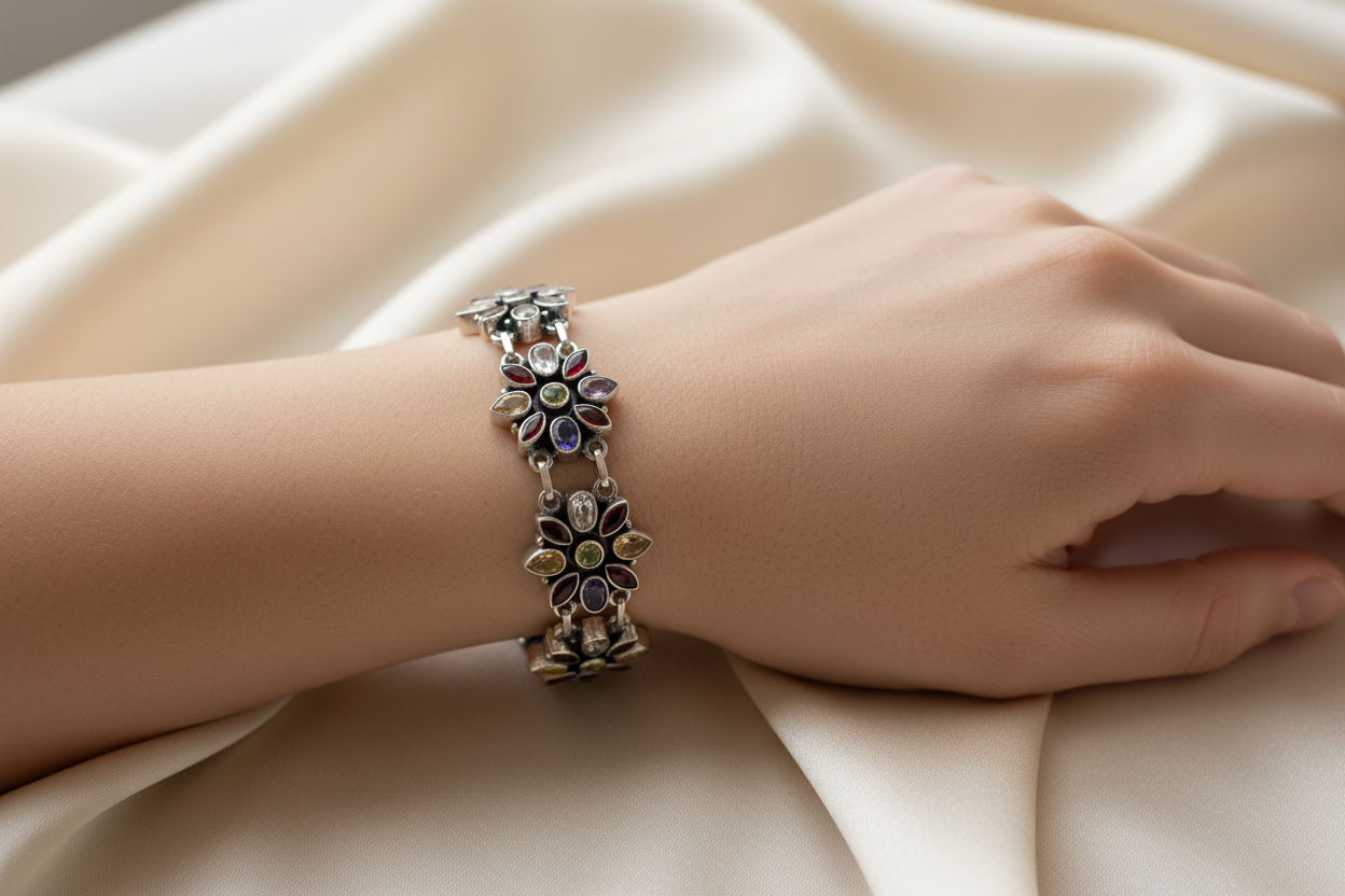 Semi Precious Stone Bracelet