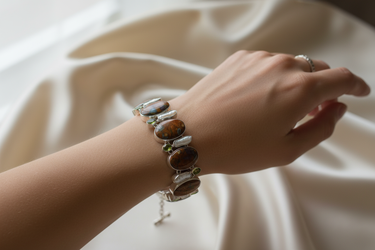 Semi Precious Stone Bracelet