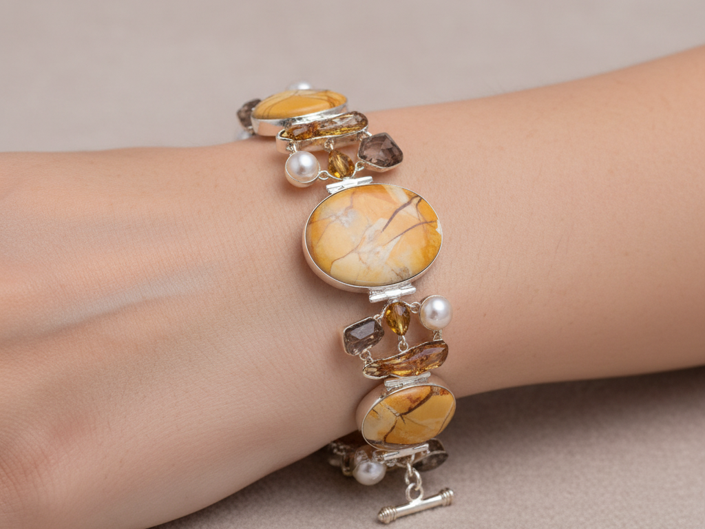 Semi Precious Stone Bracelet