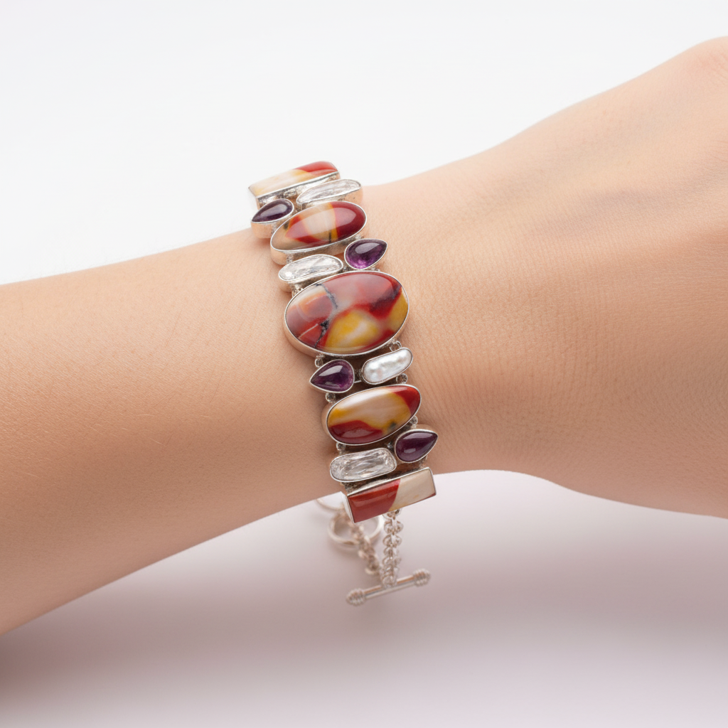 Semi Precious Stone Bracelet