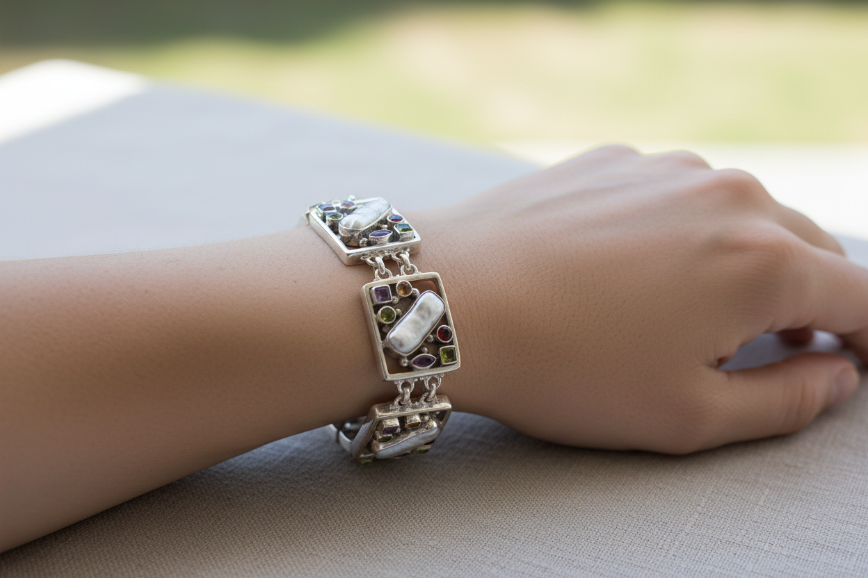 Semi Precious Stone Bracelet