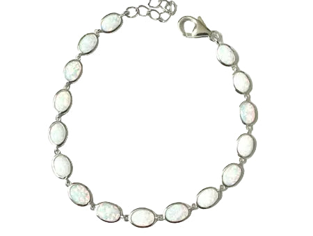 Silver Collection Shell;Opal;Beads Bracelets