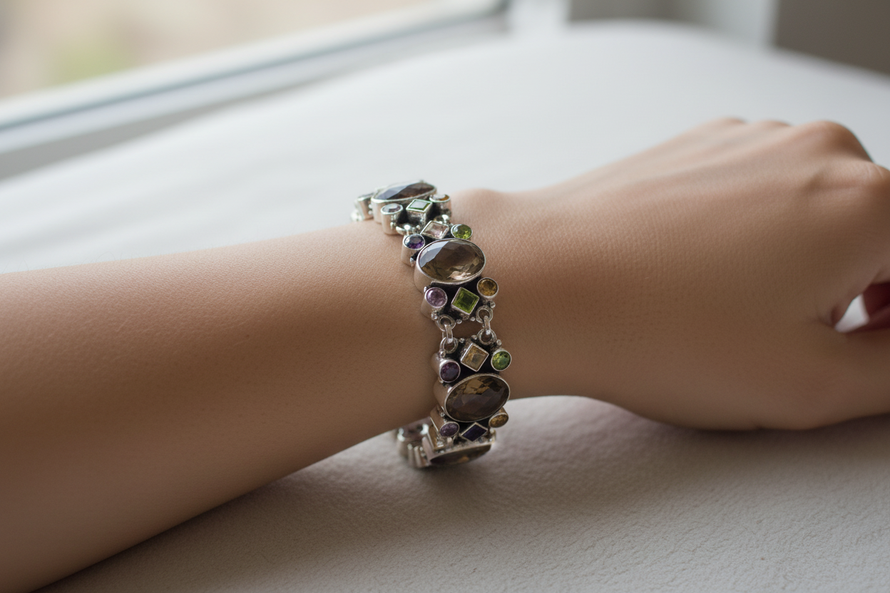 Semi Precious Stone Bracelet