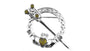 Celtic Connemara Marble Claddagh Tara Brooch