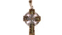 Connemara Marble With Marcasite Stone Set Cross Pendant