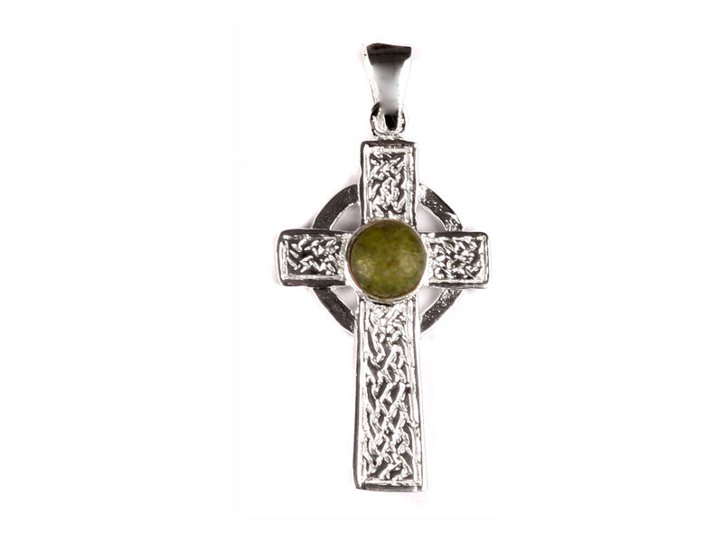 Connemara Marble  Cross Pendant