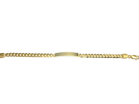 Silver Gold Plated ID Bracelet