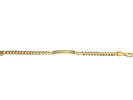Silver Gold Plated ID Bracelet