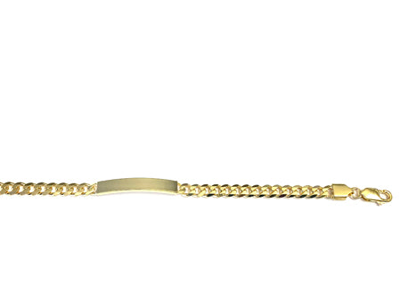 Silver Gold Plated ID Bracelet