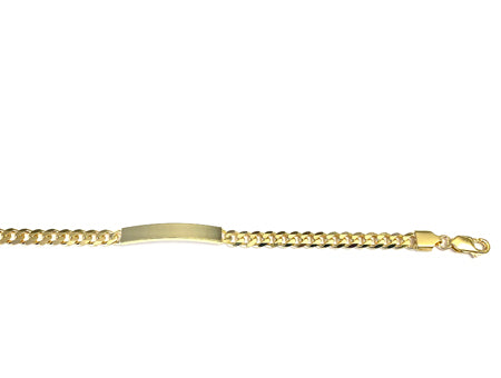 Silver Gold Plated ID Bracelet
