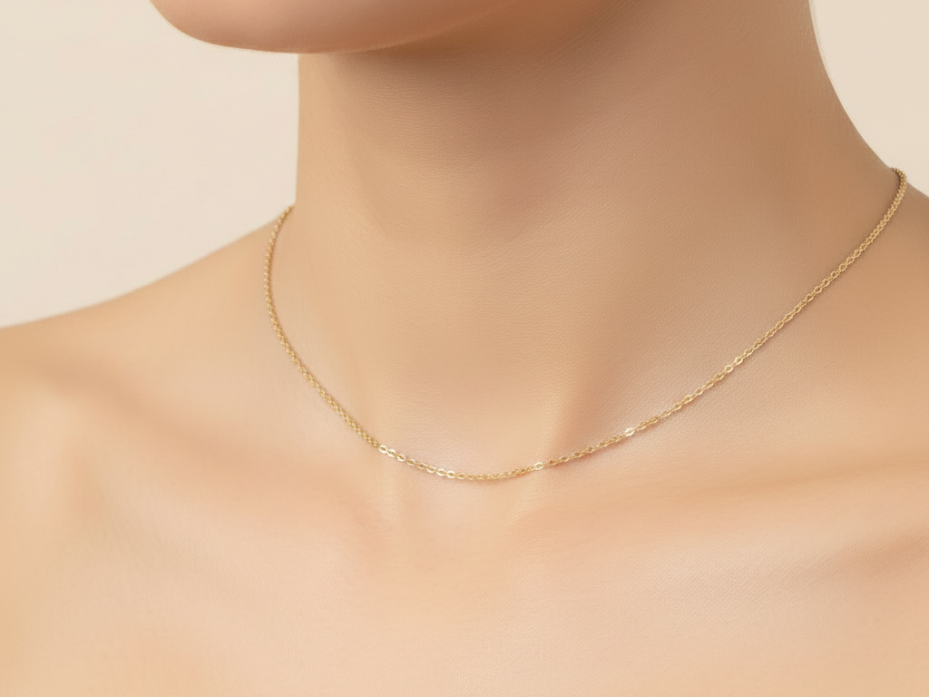 9 ct Yellow Gold Oval Belcher Chain