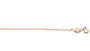 Rose Gold Plated Silver Medium Weight Oval Belcher Chain