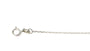 9 ct White Gold Oval Belcher Chain