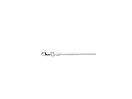ROUND SNAKE DESIGN SILVER CHAIN