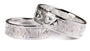 Celtic Irish Mo Anam Cara “My Soul Mate” celtic Silver with Claddagh Design ring Set