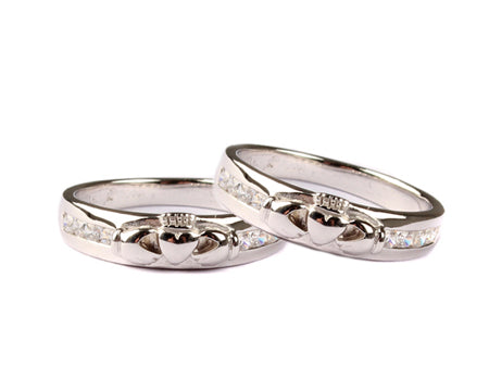 Claddagh Wedding Ring Set