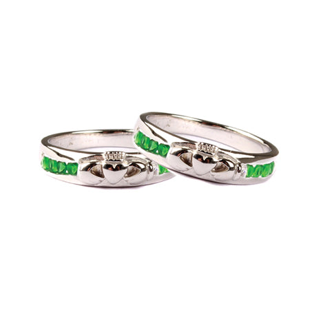 Claddagh Wedding Ring Set