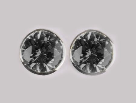 A Black Cubic Zirconia Earring