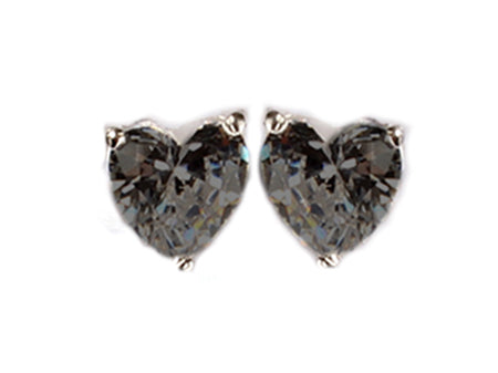 A Black 6mm Cubic Zirconia Earring.