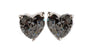 A Black 5mm Cubic Zirconia Earring.