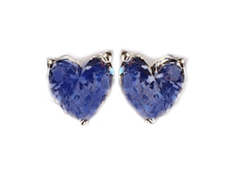 A Sapphire 3mm Cubic Zirconia Earring.