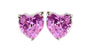 A Amethyst 3mm Cubic Zirconia Earring.
