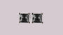 A Black  Cubic Zirconia Earring 5mm x 5mm