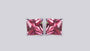 A Pink Cubic Zirconia Earring 5mm x 5mm