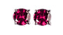 A Ruby 5mm Cubic Zirconia Earring