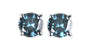 A Aquamarine 3mm Cubic Zirconia Earring