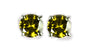 A Peridot 3mm Cubic Zirconia Earring