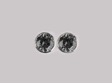 A Black  Cubic Zirconia Earring