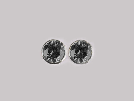 A Black  Cubic Zirconia Earring