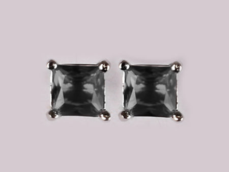 A Black  Cubic Zirconia Earring