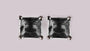 A Black  Cubic Zirconia Earring